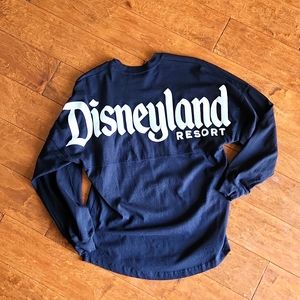 Disney Parks Spirit Jersey Mens Small Disneyland Resort Black Long Sleeve Unisex
